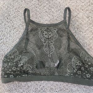 Victoria's Secret Green Lace Bra
